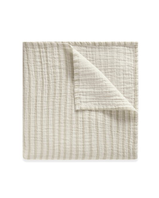 Muselina Stripe Pebble Swaddle Blanket