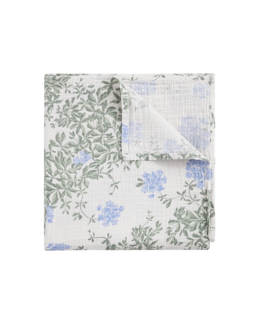 Muselina Plumbago Swaddle Blanket