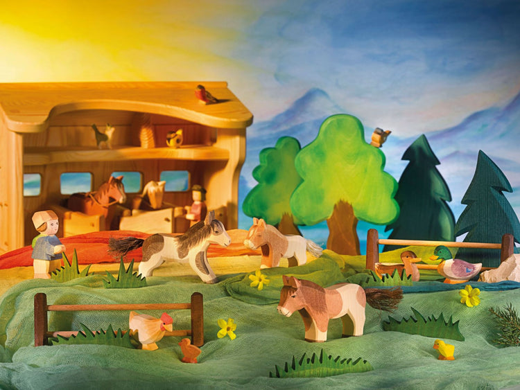 Pony Shetland de Madera