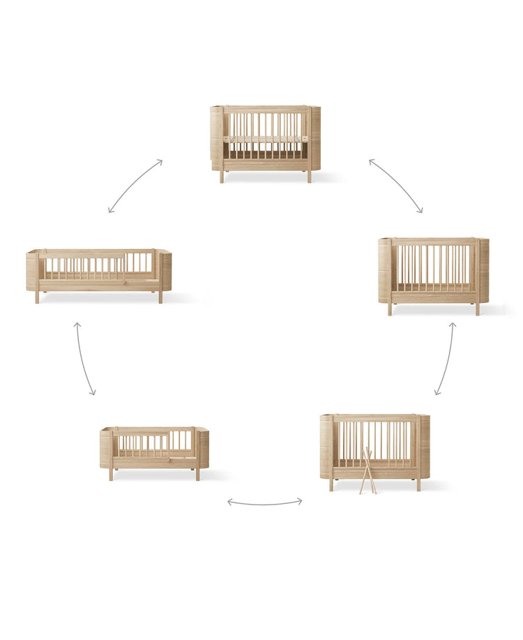CUNA WOOD MINI+ INCL. JUNIOR KIT, ROBLE