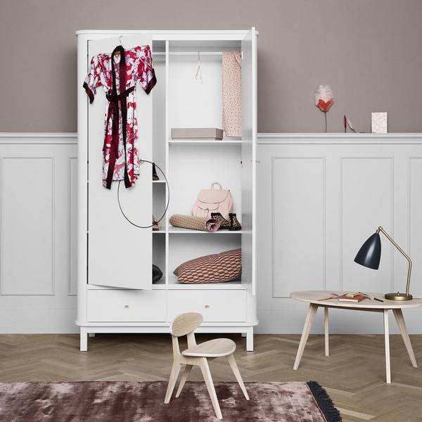ARMARIO WOOD 2 PUERTAS BLANCO