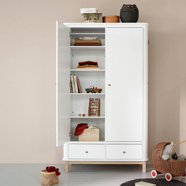 ARMARIO WOOD 2 PUERTAS NATURAL