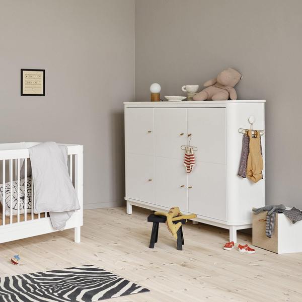ARMARIO WOOD MULTI 3 PUERTAS BLANCO