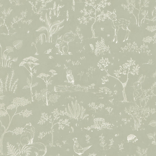 PAPEL PINTADO HOLLIE PISTACHIO