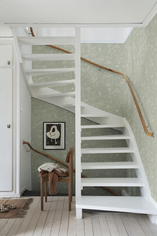 PAPEL PINTADO HOLLIE PISTACHIO