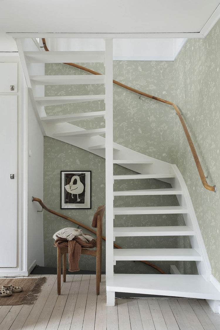 PAPEL PINTADO HOLLIE PISTACHIO