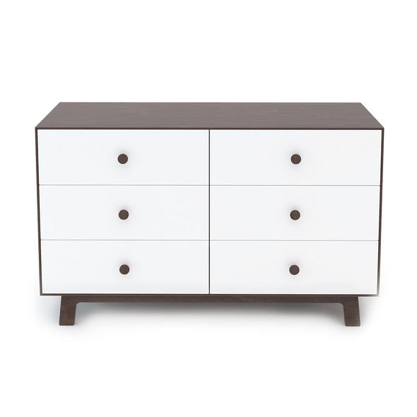 CÓMODA MERLÍN 6C blanco/abedul base sparrow