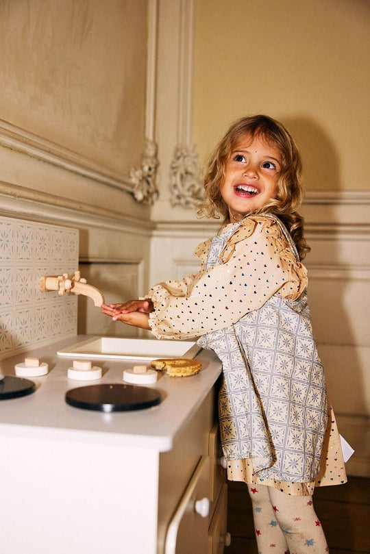 COCINA DE MADERA RETRO CON DETALLES