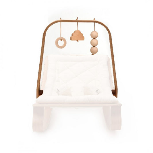 ARCA DE HAYA LEVO CON JUGUETES NOGAL CHARLIE CRANE