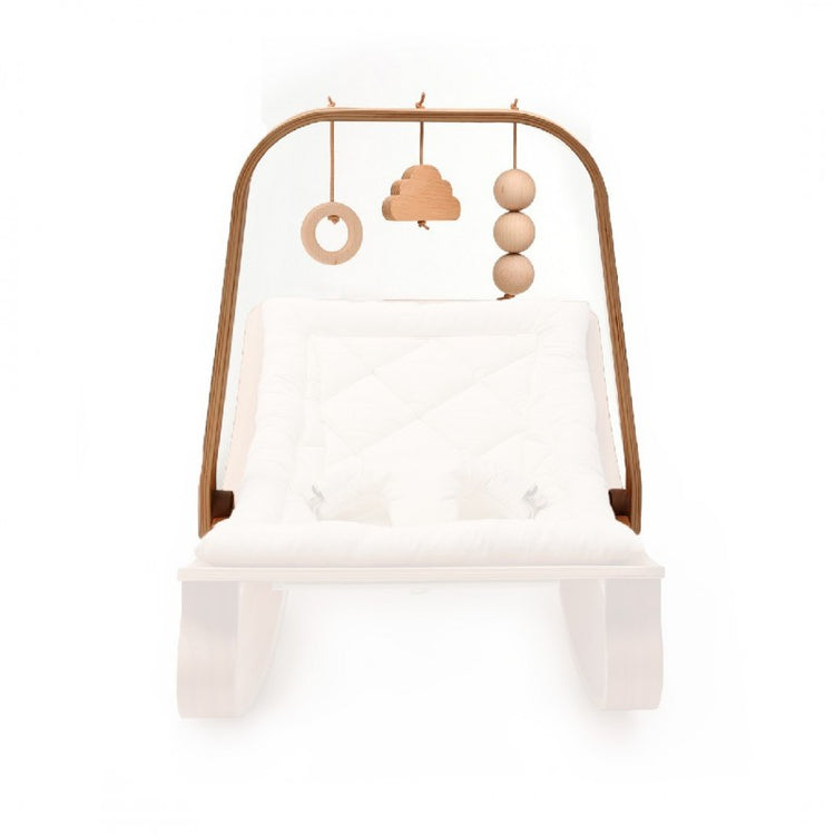 ARCA DE HAYA LEVO CON JUGUETES NOGAL CHARLIE CRANE