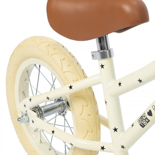BICICLETA BONTON CREMA FIRST GO CON CESTA BANWOOD