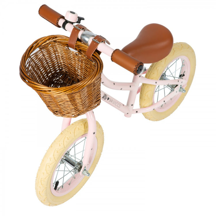 BICICLETA BONTON ROSA FIRST GO CON CESTA BANWOOD