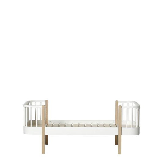 CAMA ORIGINAL JUNIOR BLANCO Y ROBLE