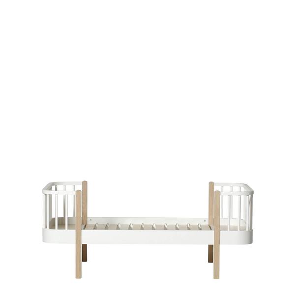 CAMA ORIGINAL JUNIOR BLANCO Y ROBLE