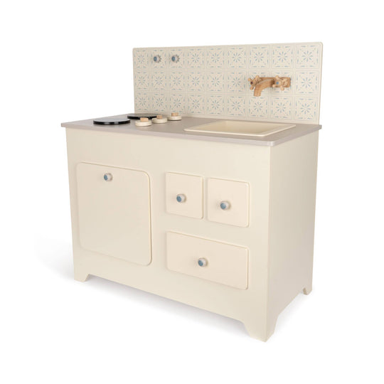 COCINA DE MADERA RETRO CON DETALLES