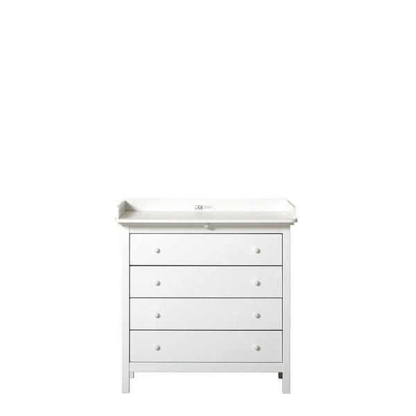 CÓMODA CAMBIADOR SEASIDE 4 CAJONES BLANCO