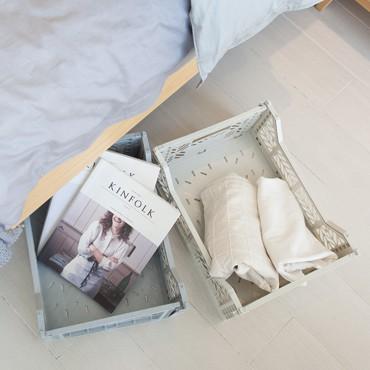 Caja plegable Khaki- Mediana