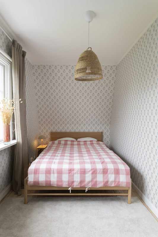 PAPEL PINTADO DIENTE DE LEÓN ROSA