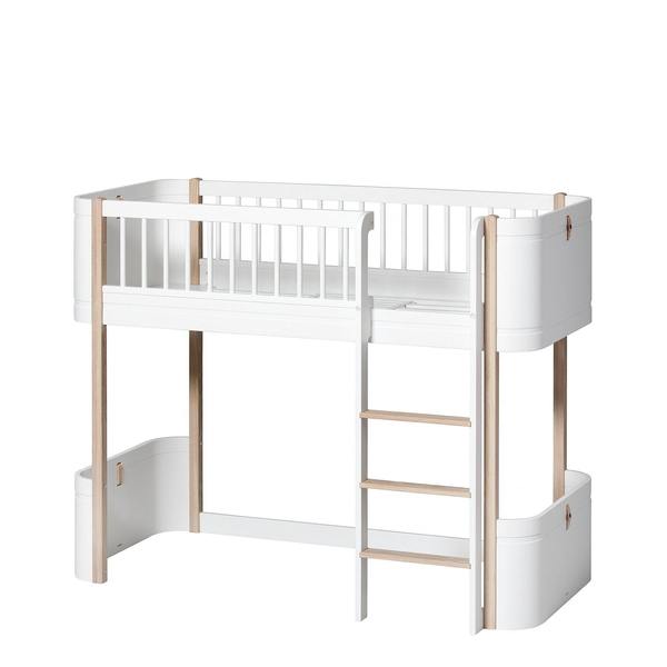 LITERA MINI+ LOW LOFT NATURAL/BLANCO