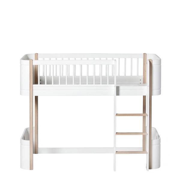 LITERA MINI+ LOW LOFT NATURAL/BLANCO