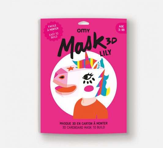 MASCARA 3D OMY - UNICORNIO