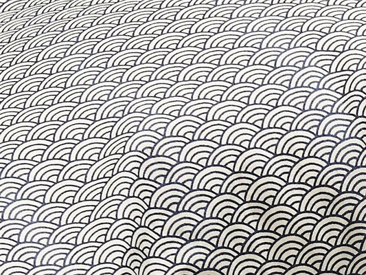 Funda de Cojín de lactancia Algodón Orgánico Wave blue GOTS Cam Cam Copenhagen