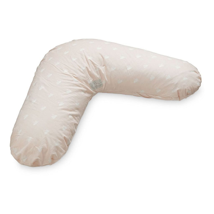 Funda de cojín de lactancia Algodón Orgánico swan pink GOTS Cam Cam Copenhagen