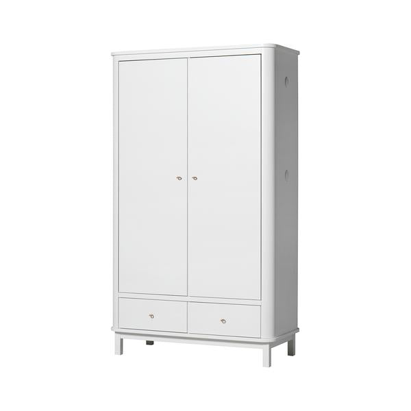 ARMARIO WOOD 2 PUERTAS BLANCO