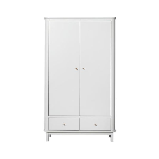 ARMARIO WOOD 2 PUERTAS BLANCO