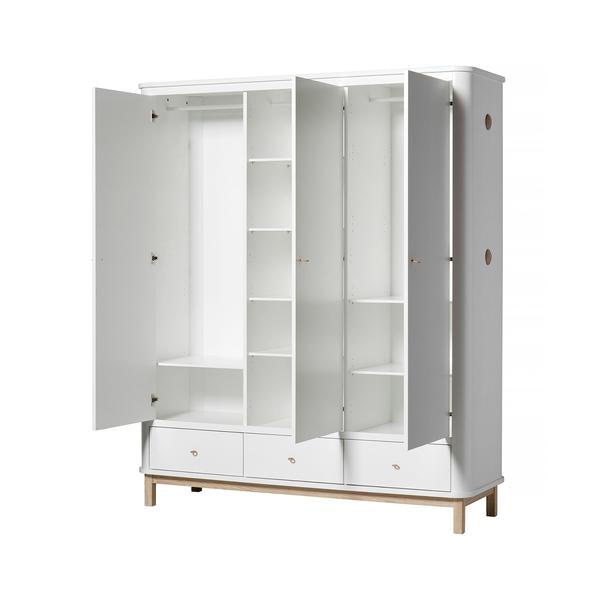 ARMARIO WOOD 3 PUERTAS NATURAL