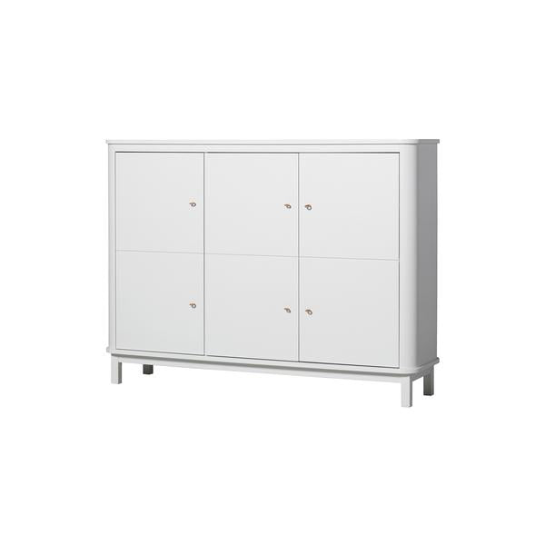 ARMARIO WOOD MULTI 3 PUERTAS BLANCO