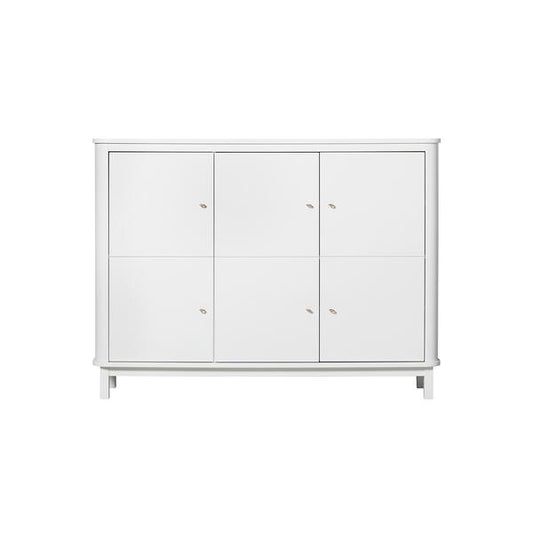 ARMARIO WOOD MULTI 3 PUERTAS BLANCO