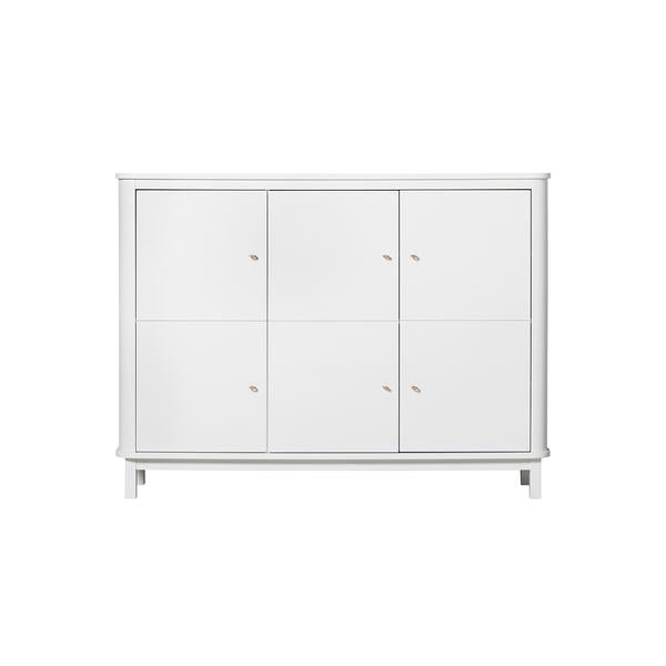 ARMARIO WOOD MULTI 3 PUERTAS BLANCO