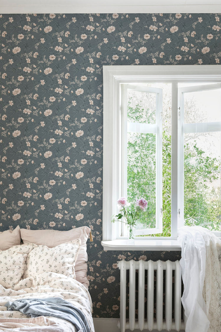 PAPEL PINTADO EMILIE PETROL