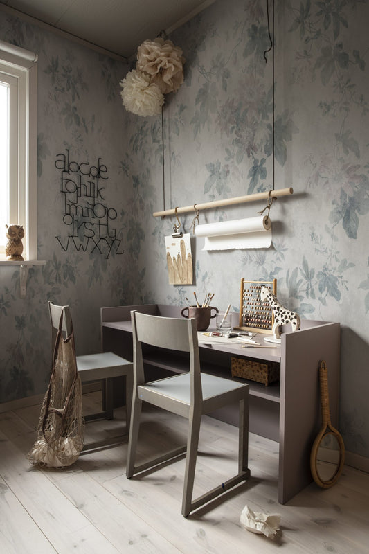 PAPEL PINTADO FLOR DE LA PASION PASTEL