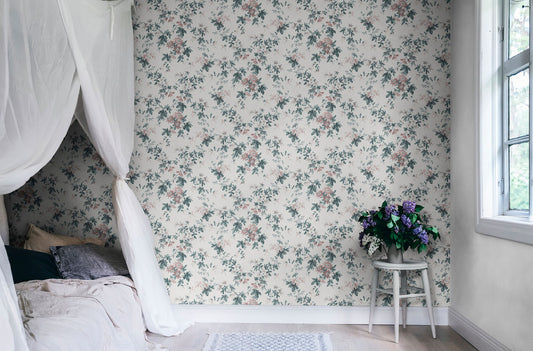 PAPEL PINTADO SANDRA POWDER WHITE