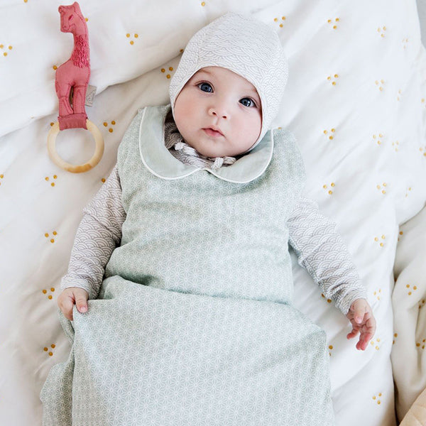 Saquito de dormir Algodón Orgánico Wave Grey GOTS Cam Cam Copenhagen