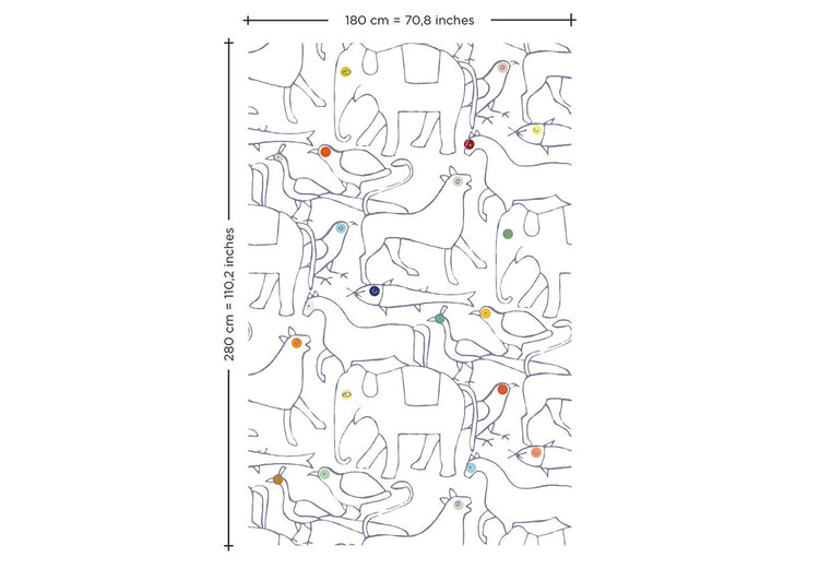 PAPEL PINTADO ANIMALS