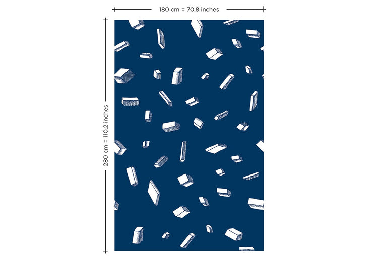 PAPEL PINTADO CARLTON BLUE DENIM