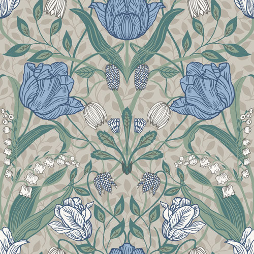 PAPEL PINTADO HARMONY BLUE