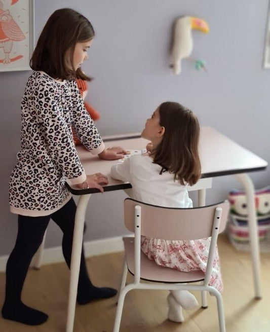 SILLA COLETTE ROSA 6-12 AÑOS LES GAMBETTES