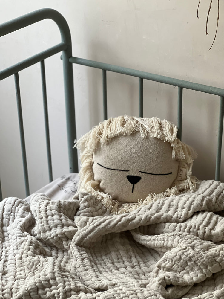 MANTA MELLOW ALGODÓN Y LINO NATURAL