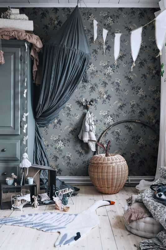 PAPEL PINTADO SANDRA MISTY BLUE