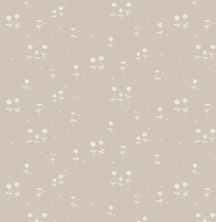 PAPEL PINTADO FLORES ESTRELLA DEL NORTE DUSTY PINK