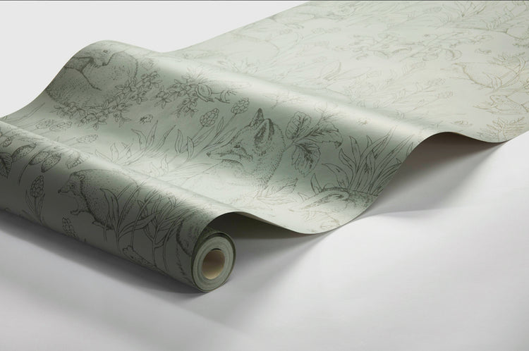 PAPEL PINTADO FOREST FRIENDS GREEN