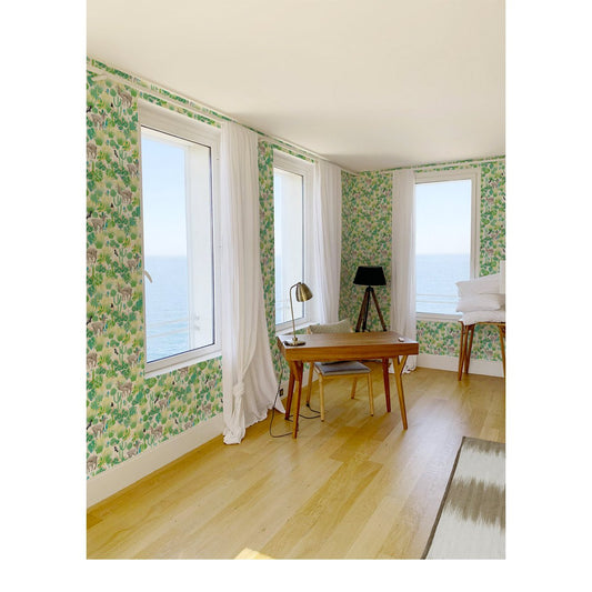 PAPEL PINTADO LLAMAS JADE