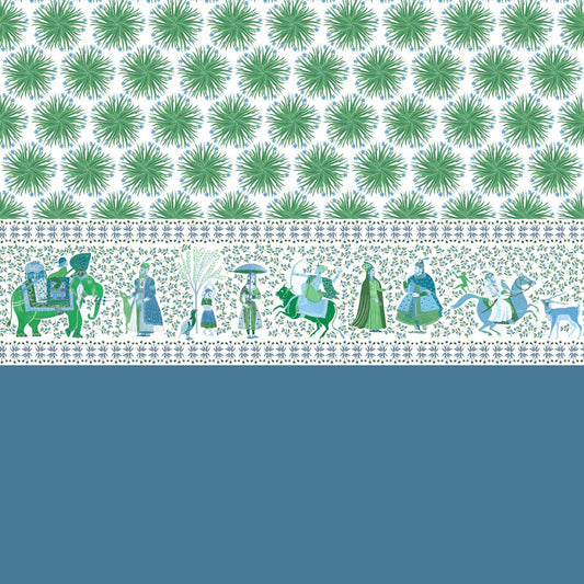 PAPEL PINTADO CARDOS ESMERALDA