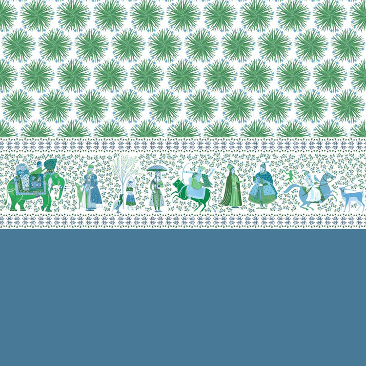 PAPEL PINTADO CARDOS ESMERALDA