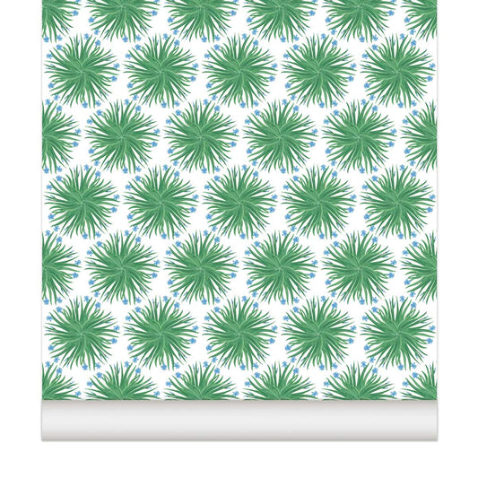 PAPEL PINTADO CARDOS ESMERALDA