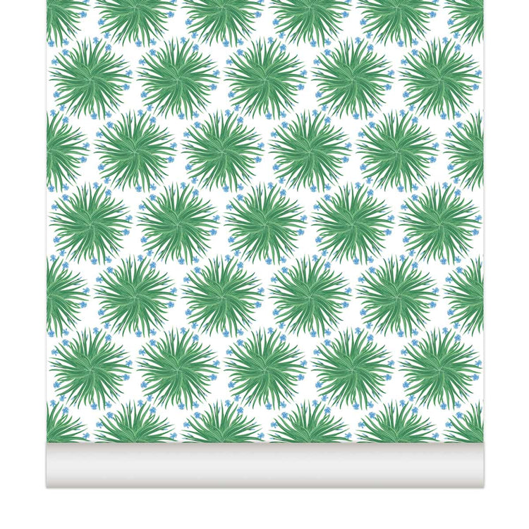 PAPEL PINTADO CARDOS ESMERALDA